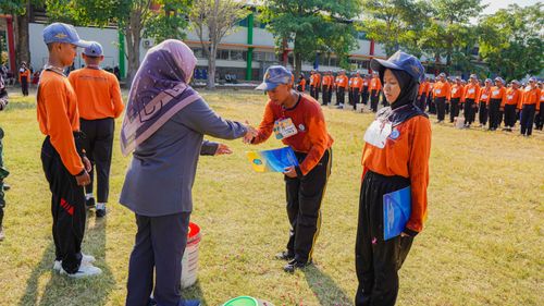 Pelantikan Siswa Baru Pendikar SMK Tunas Harapan Pati 2026